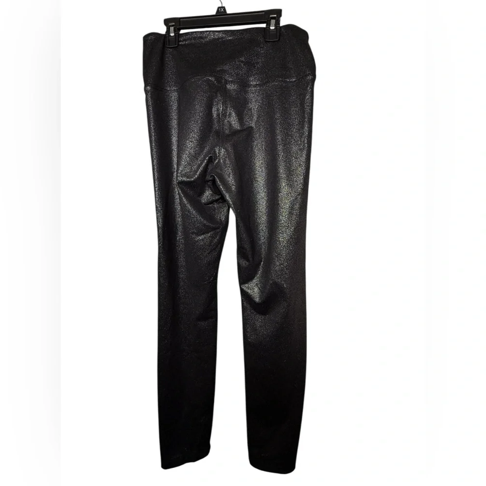 Pink Victoria's Secret‎ Ultimate Black Sparkle High Waisted Athletic Leggings